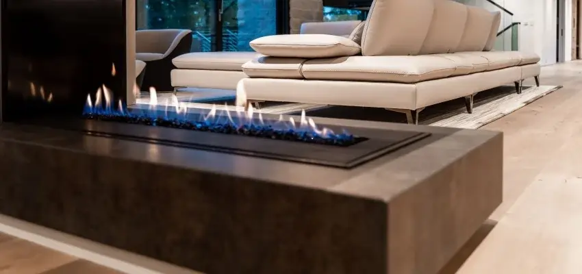 Gas Fireplace Embers in Surrey